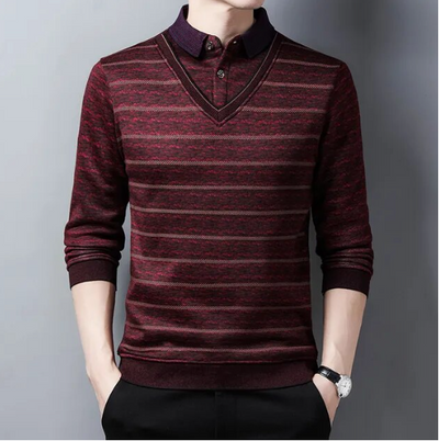 Knitted Fleece Sweater