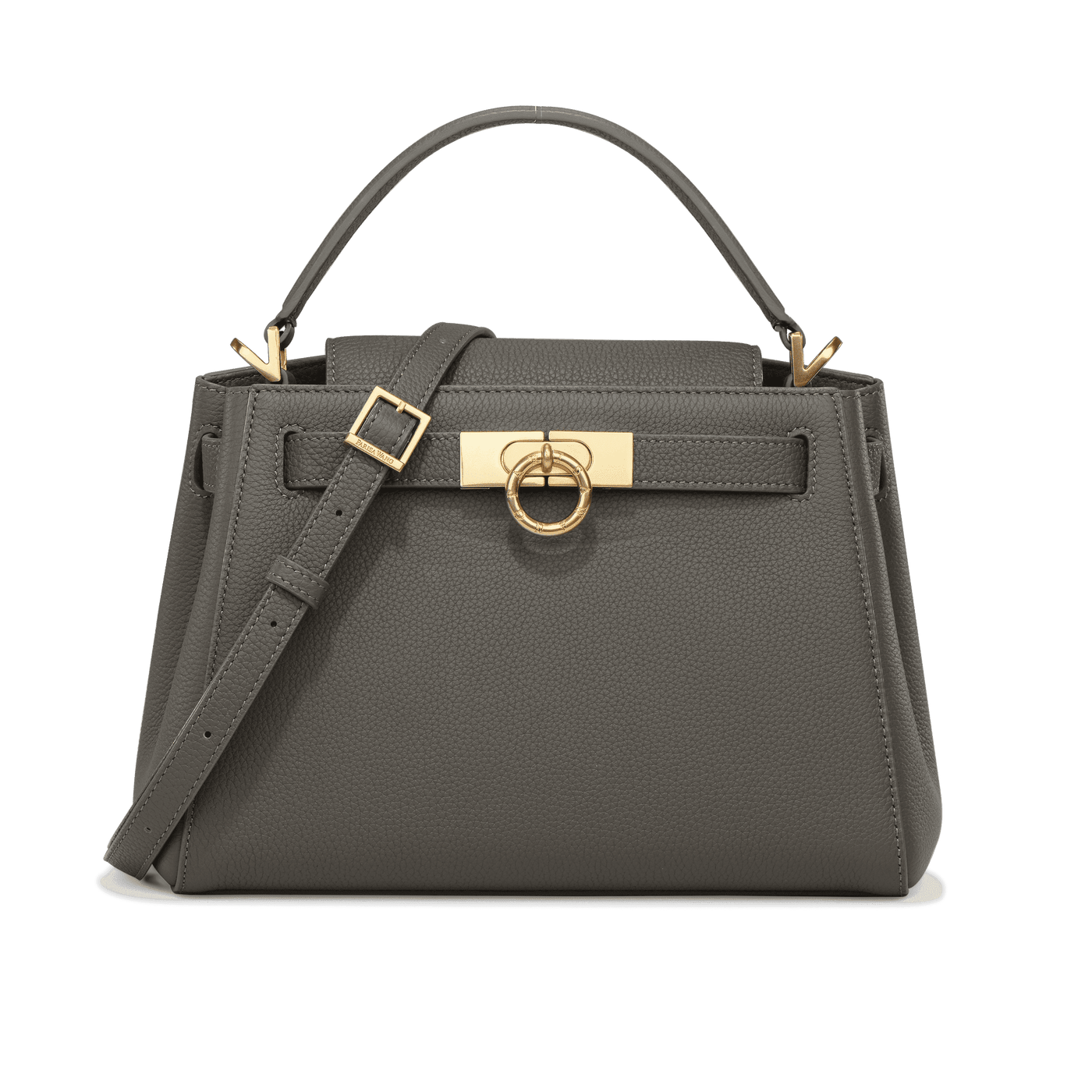 Madison Medium Top Handle Bag - Pebble